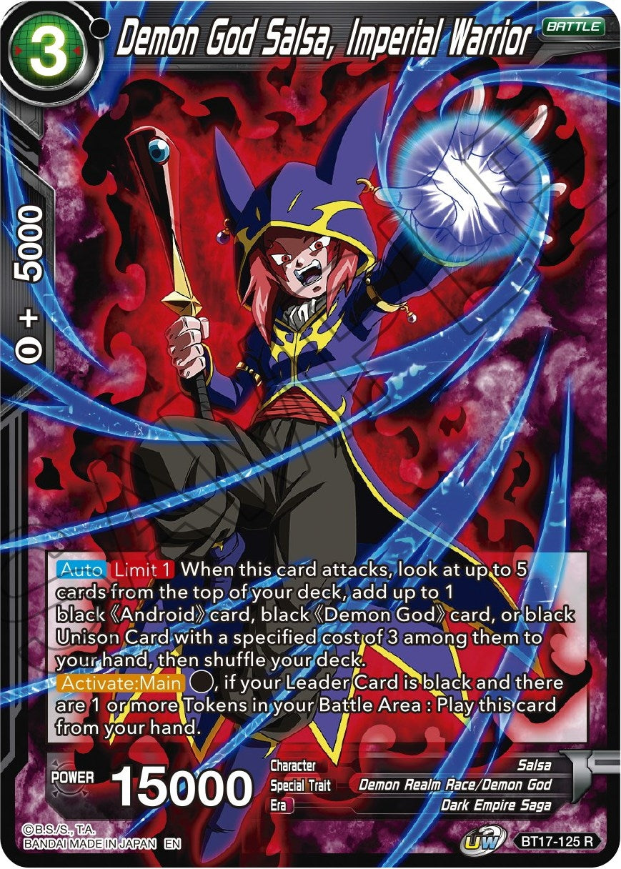 Image for Demon God Salsa, Imperial Warrior - Dragon Ball Super: Masters