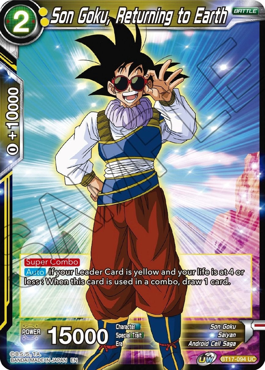 Image for Son Goku, Returning to Earth - Dragon Ball Super: Masters