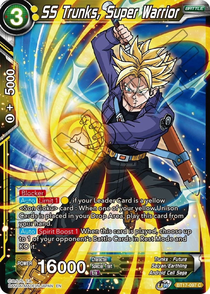 Image for SS Trunks, Super Warrior - Dragon Ball Super: Masters