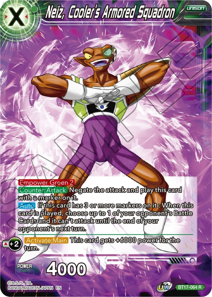 Image for Neiz, Cooler's Armored Squadron - Dragon Ball Super: Masters