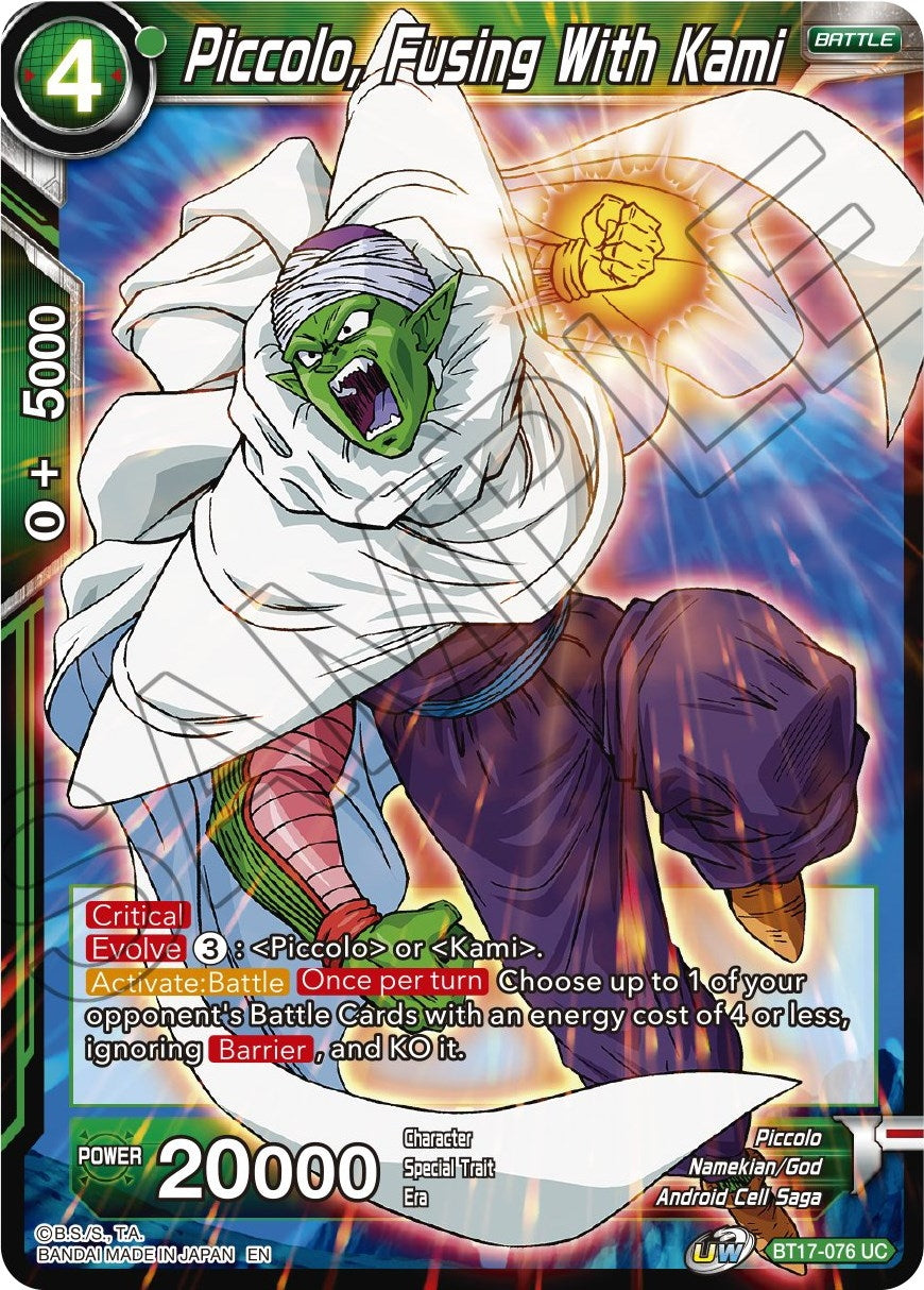 Image for Piccolo, Fusing With Kami - Dragon Ball Super: Masters