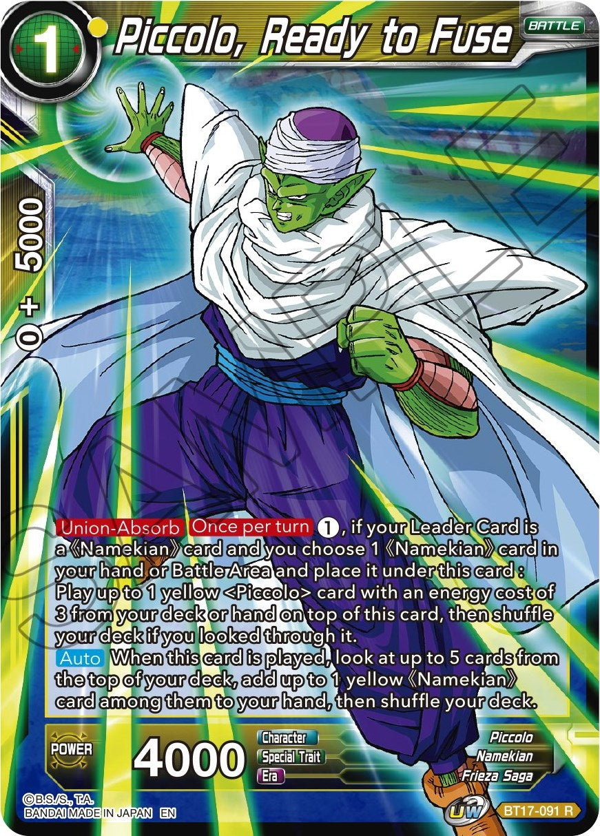 Image for Piccolo, Ready to Fuse - Dragon Ball Super: Masters