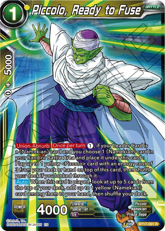 Image for Piccolo, Ready to Fuse - Dragon Ball Super: Masters
