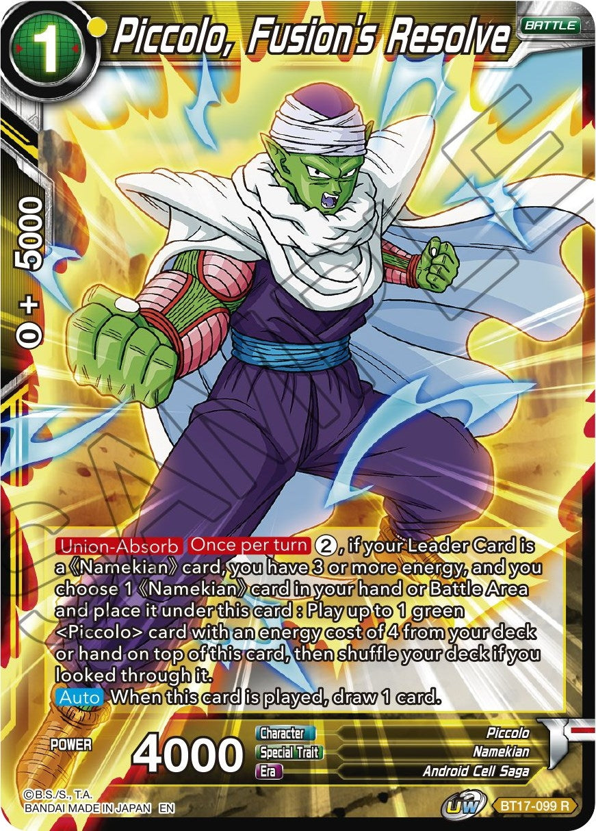 Image for Piccolo, Fusion's Resolve - Dragon Ball Super: Masters