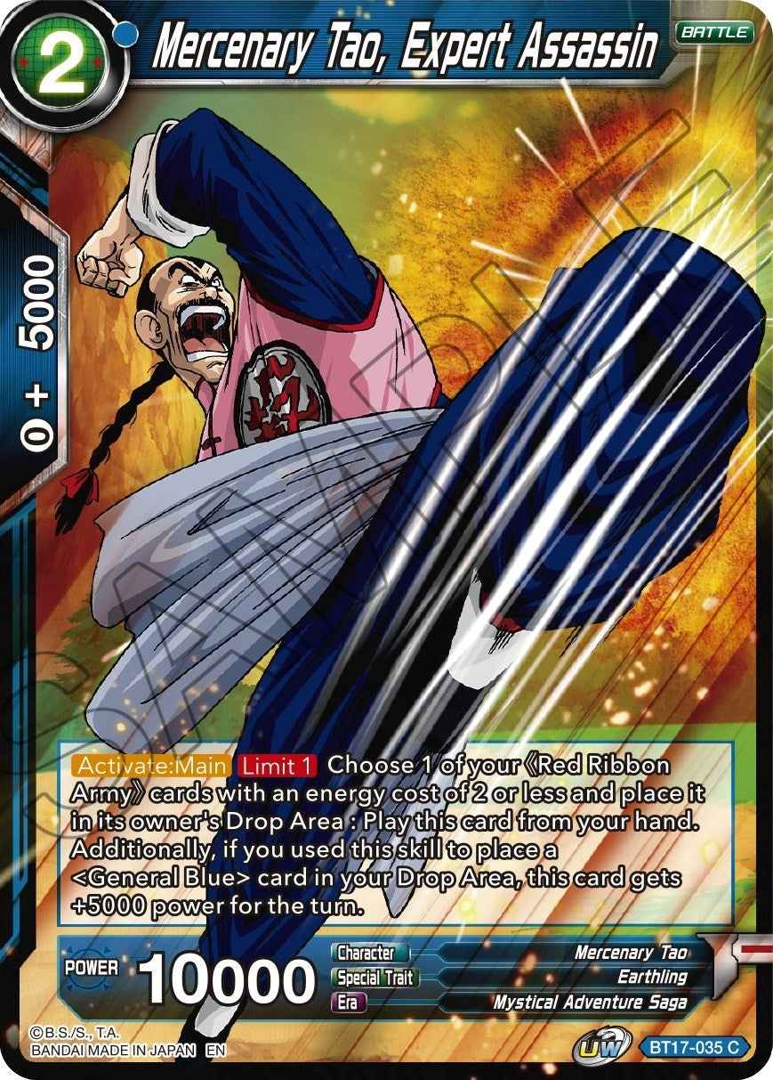 Image for Mercenary Tao, Expert Assassin - Dragon Ball Super: Masters