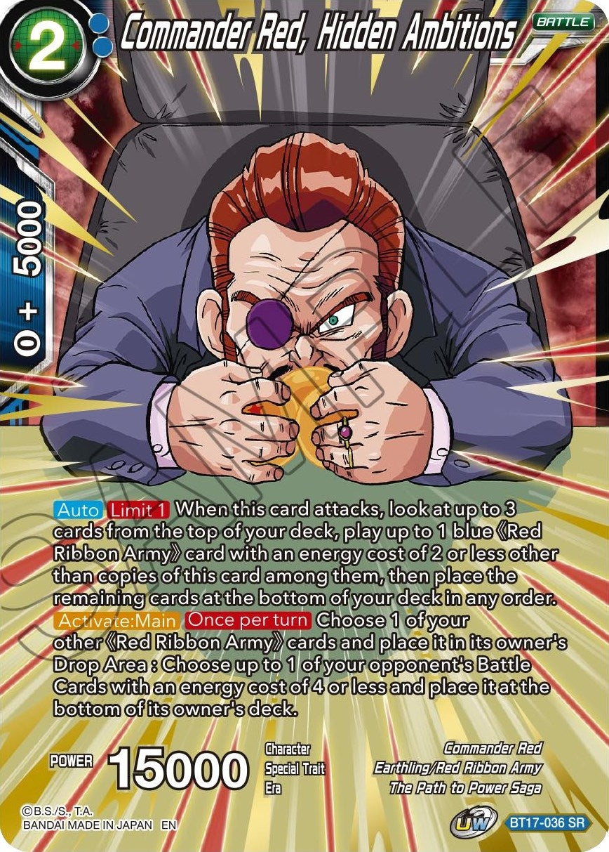 Image for Commander Red, Hidden Ambitions - Dragon Ball Super: Masters