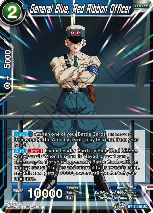 Image for General Blue, Red Ribbon Officer - Dragon Ball Super: Masters