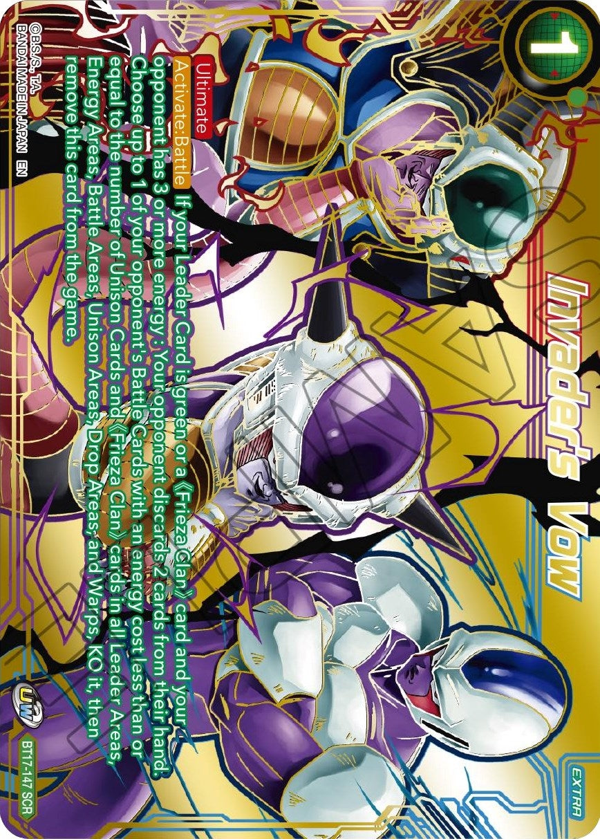 Image for Invader's Vow - Dragon Ball Super: Masters
