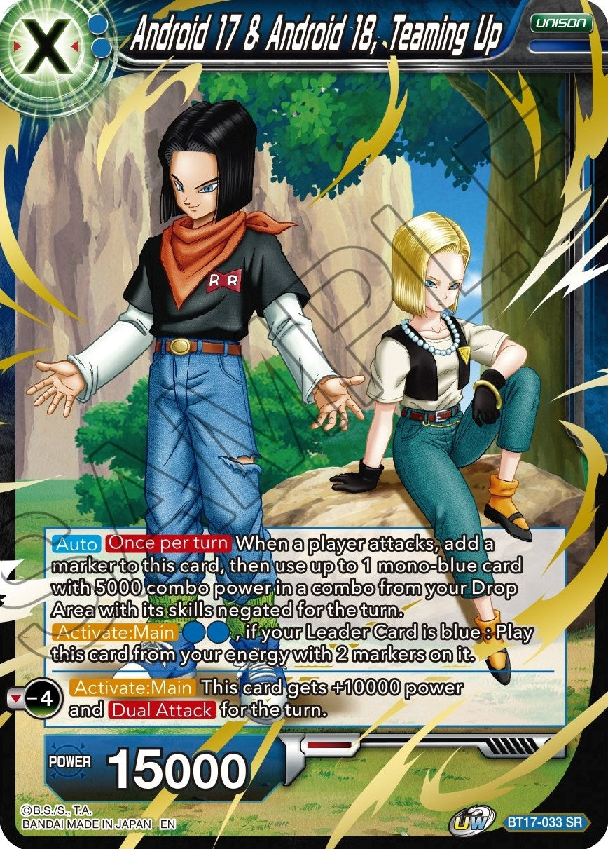 Image for Android 17 & Android 18, Teaming Up - Dragon Ball Super: Masters