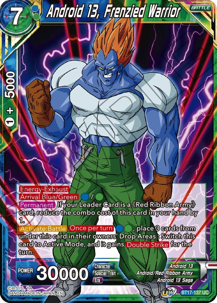Image for Android 13, Frenzied Warrior - Dragon Ball Super: Masters
