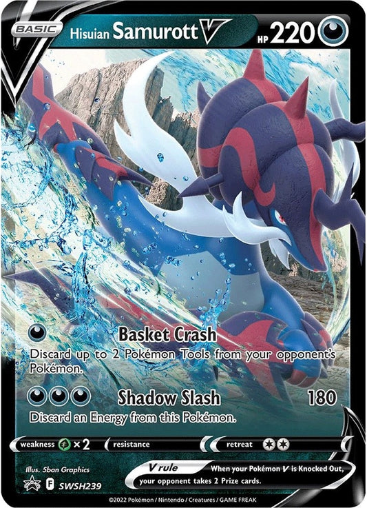 Image for Hisuian Samurott V - SWSH239 - Pokemon