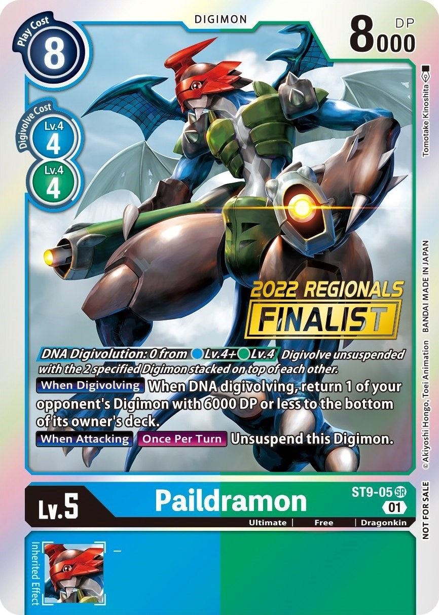 Image for Paildramon (2022 Championship Offline Regional) [Online Finalist] - Digimon Card Game