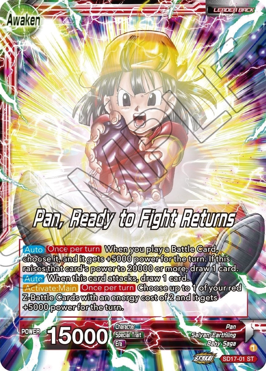 Image for Pan // Pan, Ready to Fight Returns (Silver Foil) - Dragon Ball Super: Masters