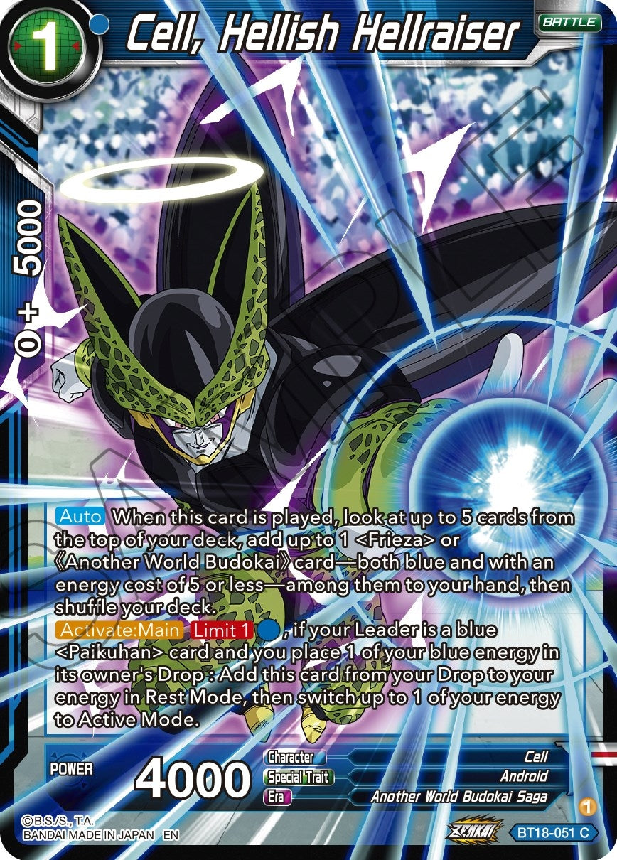 Image for Cell, Hellish Hellraiser - Dragon Ball Super: Masters