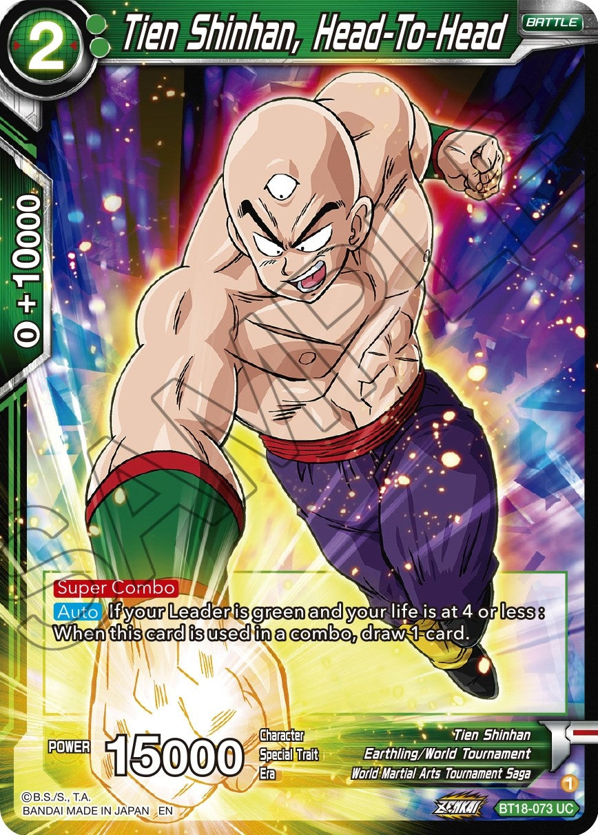 Image for Tien Shinhan, Head-To-Head - Dragon Ball Super: Masters