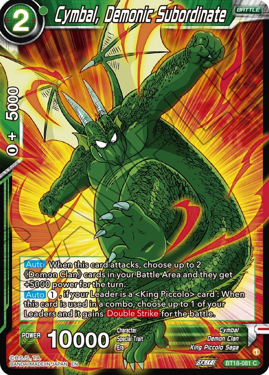 Image for Cymbal, Demonic Subordinate - Dragon Ball Super: Masters