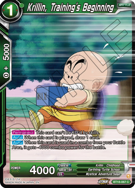Image for Krillin, Training's Beginning - Dragon Ball Super: Masters