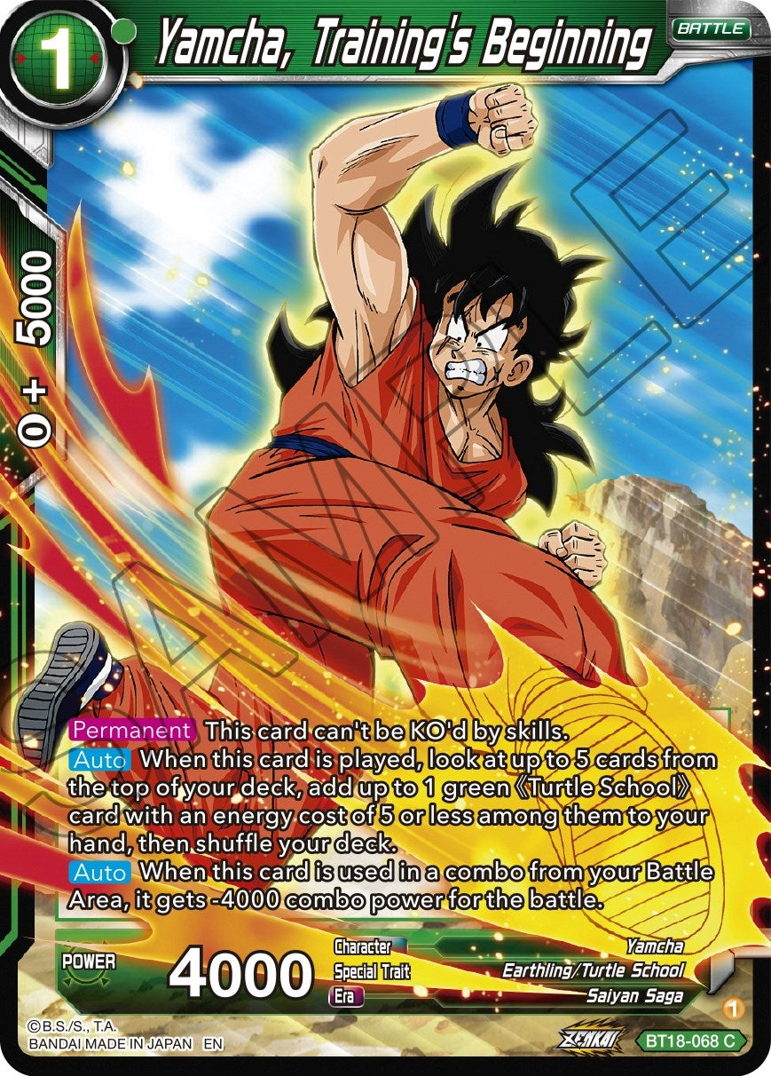 Image for Yamcha, Training's Beginning - Dragon Ball Super: Masters