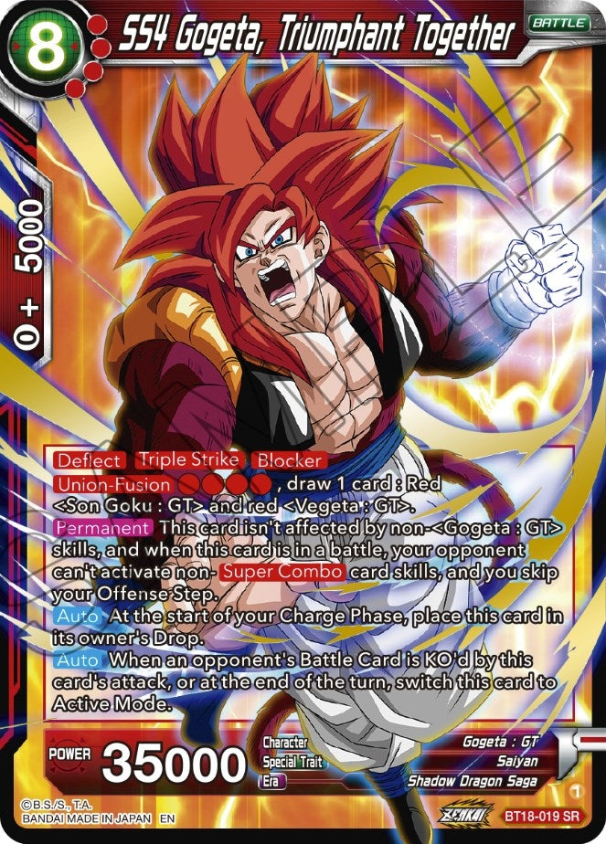 Image for SS4 Gogeta, Triumphant Together - Dragon Ball Super: Masters