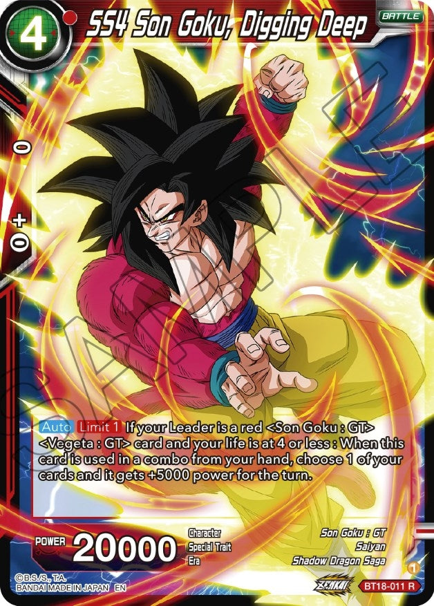 Image for SS4 Son Goku, Digging Deep - Dragon Ball Super: Masters
