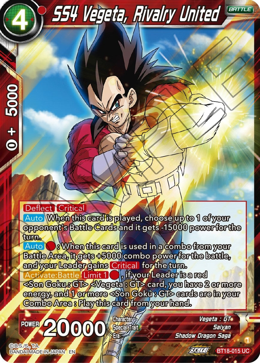 Image for SS4 Vegeta, Rivalry United - Dragon Ball Super: Masters