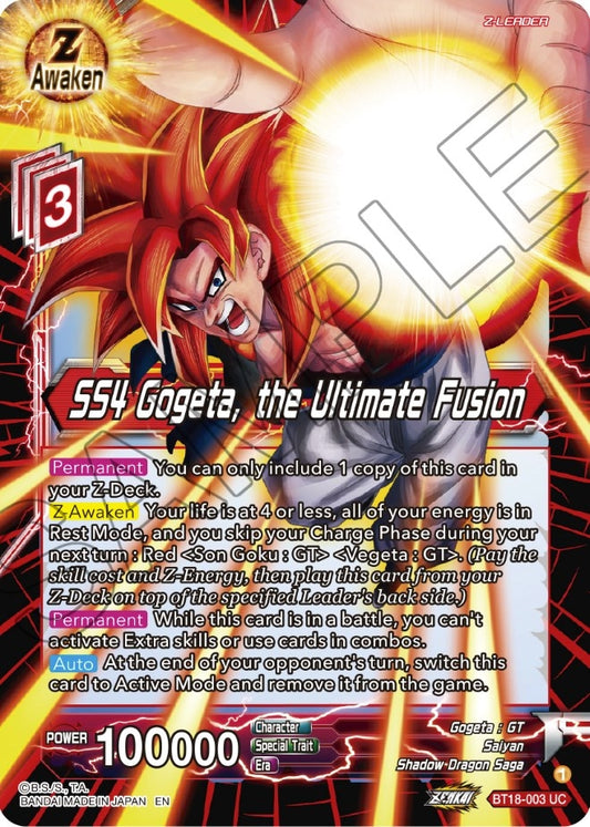 Image for SS4 Gogeta, the Ultimate Fusion - Dragon Ball Super: Masters