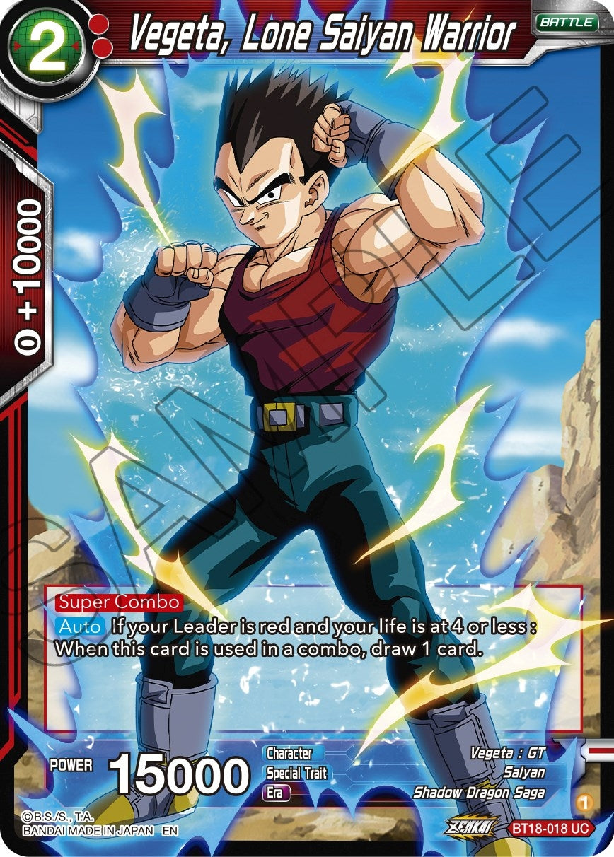 Image for Vegeta, Lone Saiyan Warrior - Dragon Ball Super: Masters