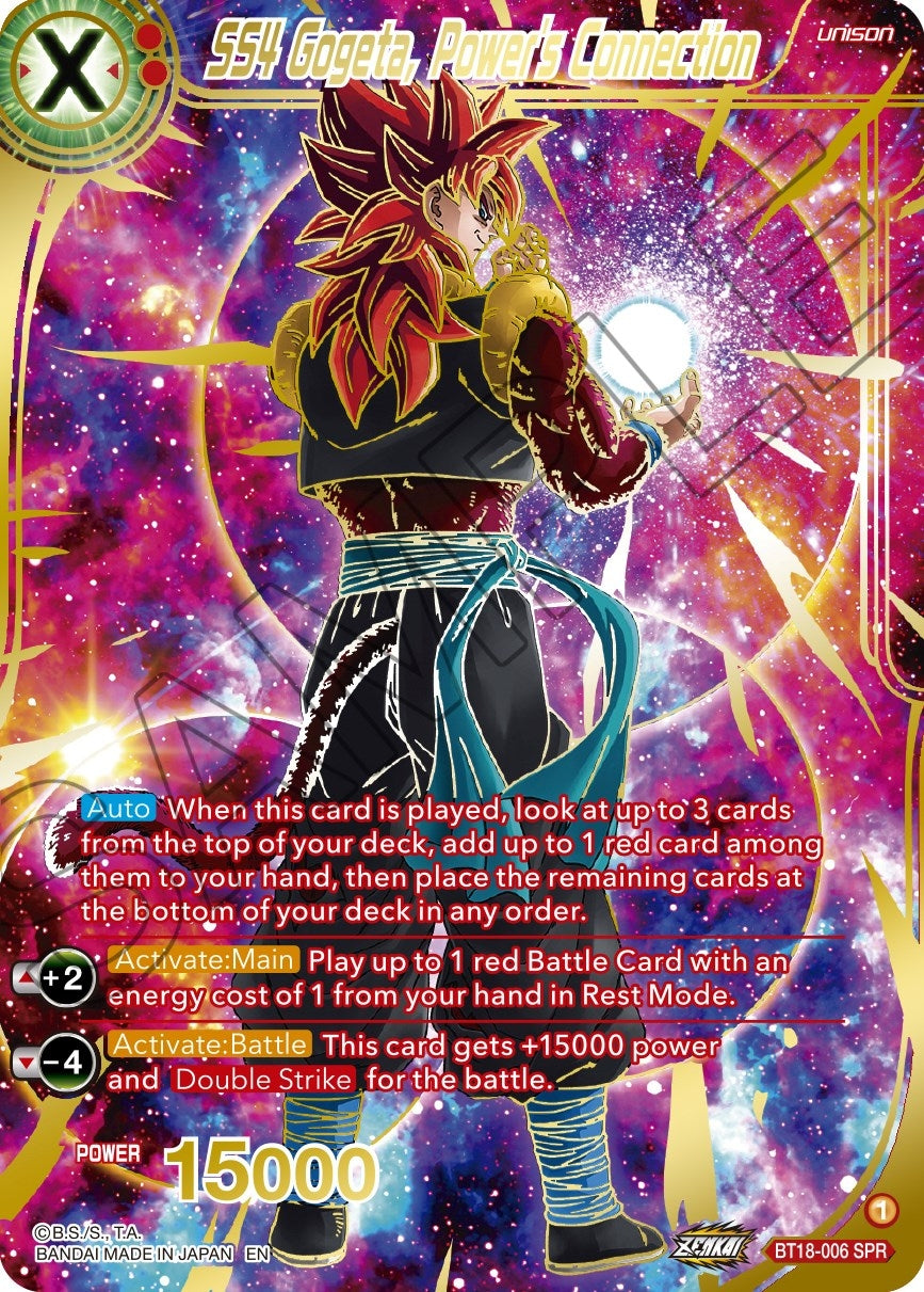 Image for SS4 Gogeta, Power's Connection (SPR) - Dragon Ball Super: Masters