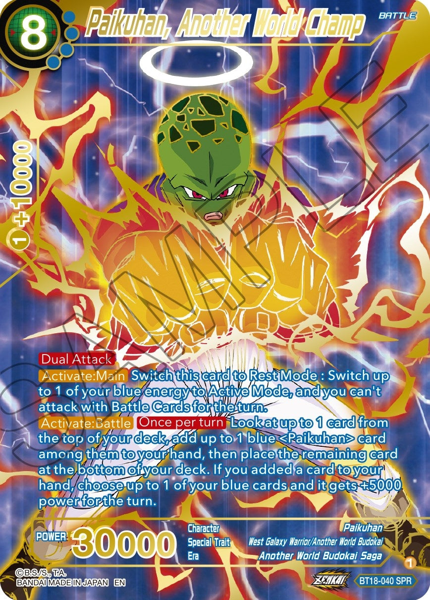 Image for Paikuhan, Another World Champ (SPR) - Dragon Ball Super: Masters