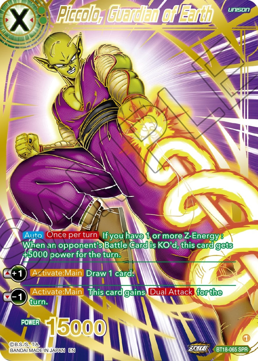 Image for Piccolo, Guardian of Earth (SPR) - Dragon Ball Super: Masters