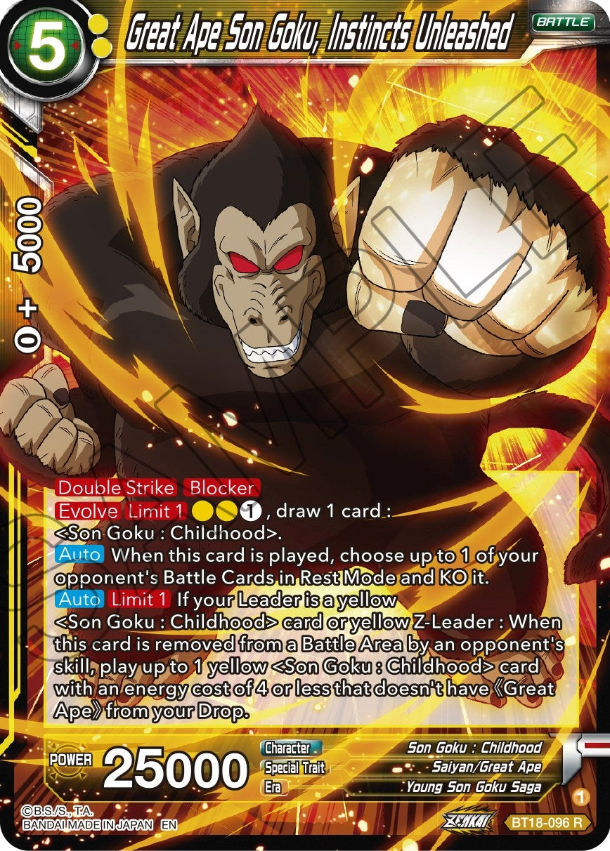 Image for Great Ape Son Goku, Instincts Unleashed - Dragon Ball Super: Masters