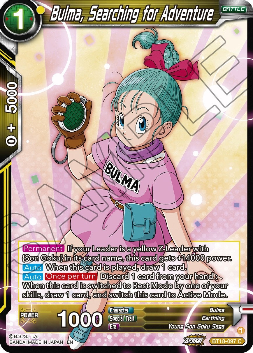 Image for Bulma, Searching for Adventure - Dragon Ball Super: Masters
