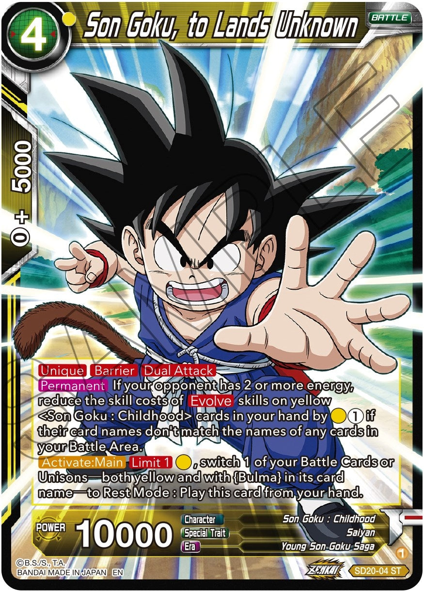 Image for Son Goku, to Lands Unknown - Dragon Ball Super: Masters
