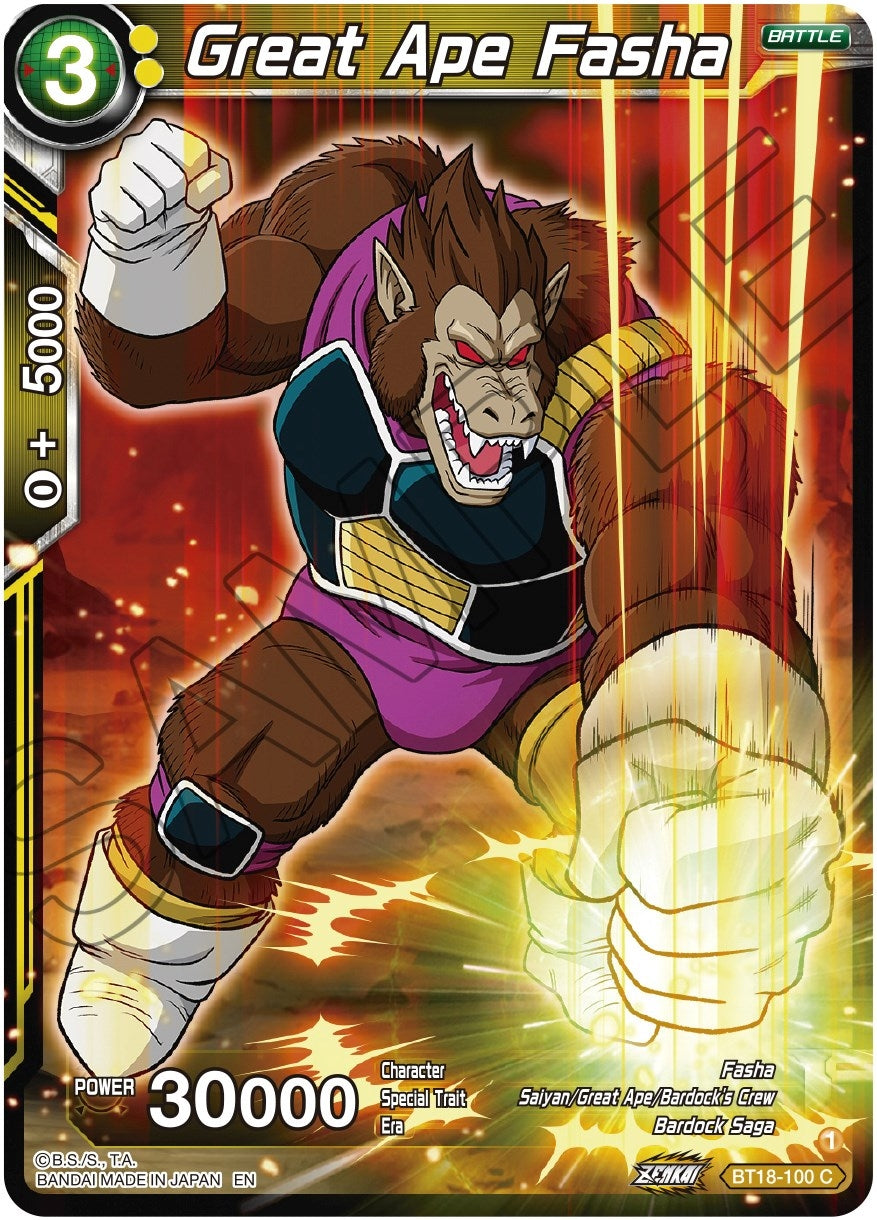 Image for Great Ape Fasha - Dragon Ball Super: Masters