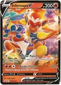 Image for Infernape V - SWSH252 - Pokemon