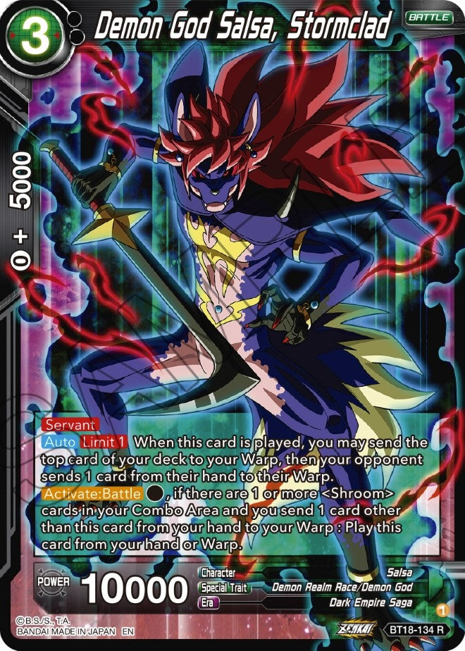Image for Demon God Salsa, Stormclad - Dragon Ball Super: Masters