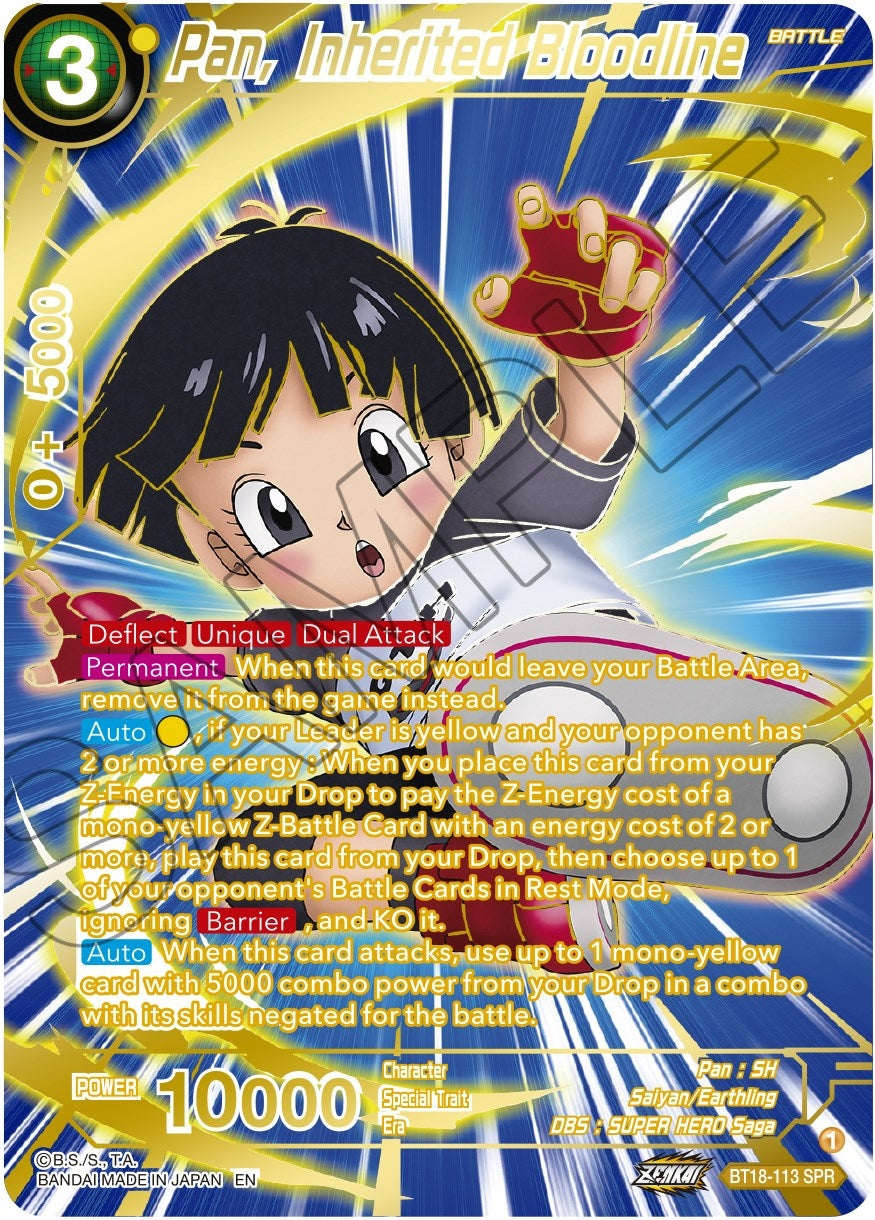 Image for Pan, Inherited Bloodline (SPR) - Dragon Ball Super: Masters