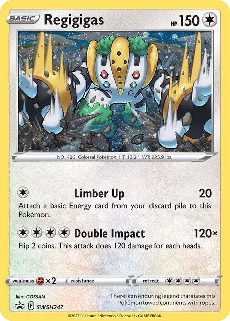 Image for Regigigas - SWSH247 (Cosmos Holo) - Pokemon