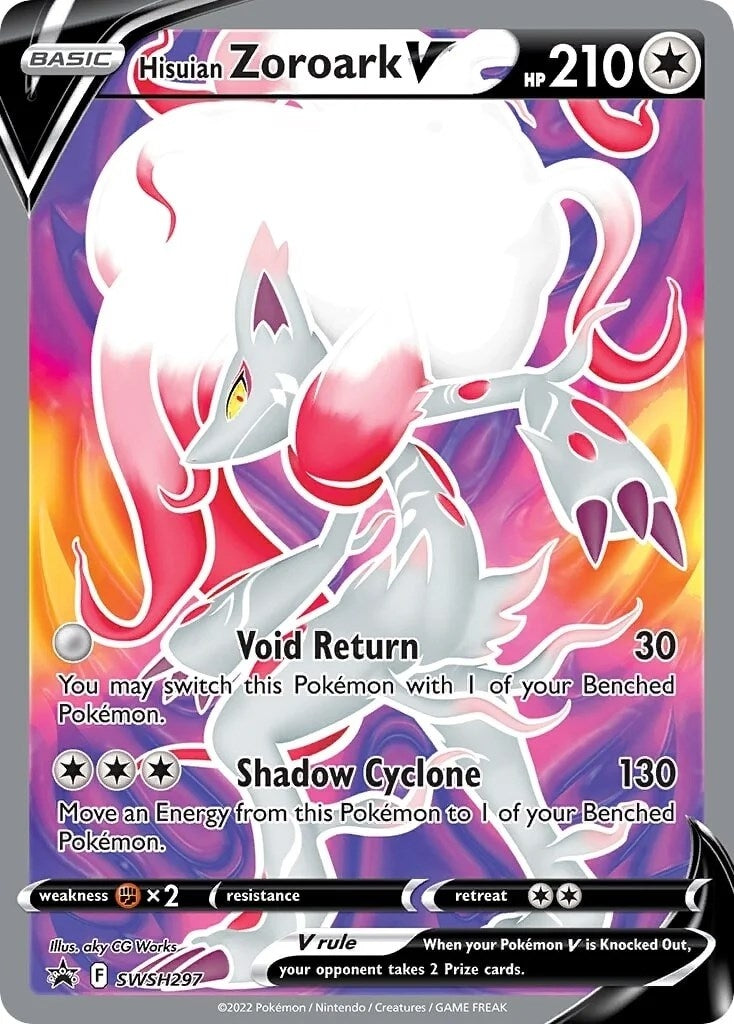 Image for Hisuian Zoroark V - SWSH297 - Pokemon