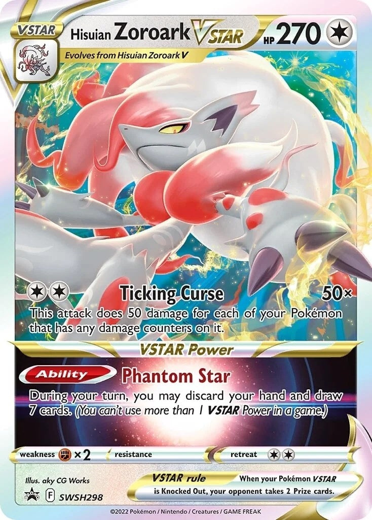 Image for Hisuian Zoroark VSTAR - SWSH298 - Pokemon