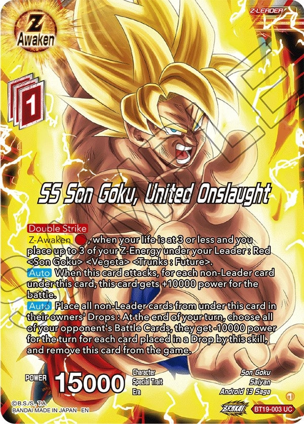 Image for SS Son Goku, United Onslaught - Dragon Ball Super: Masters