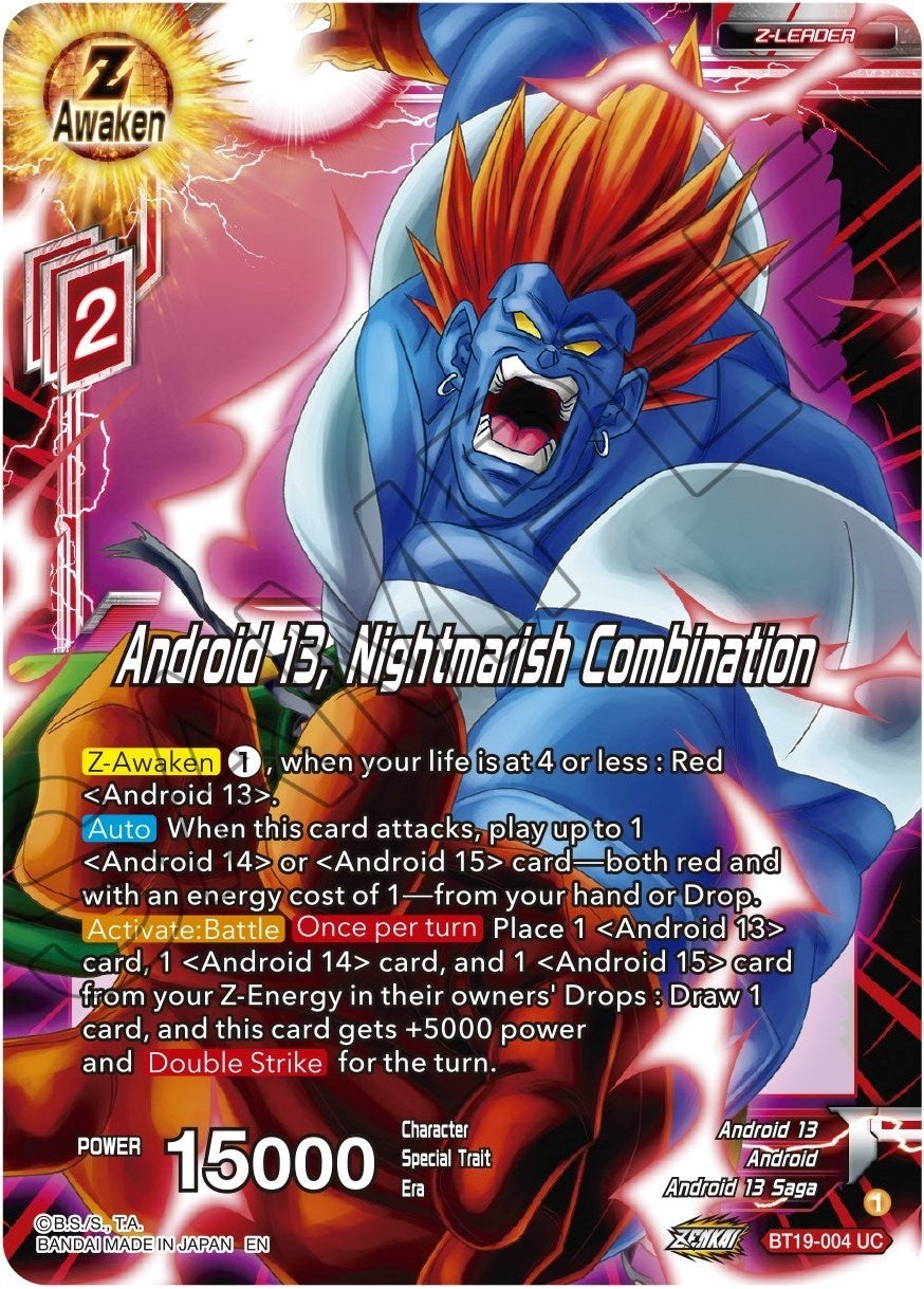 Image for Android 13, Nightmarish Combination - Dragon Ball Super: Masters