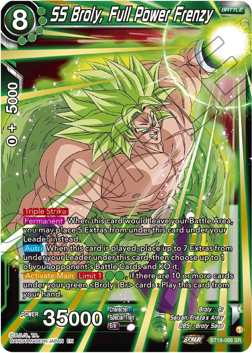 Image for SS Broly, Full Power Frenzy - Dragon Ball Super: Masters