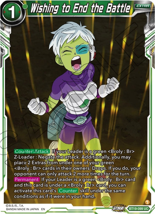 Image for Wishing to End the Battle - Dragon Ball Super: Masters