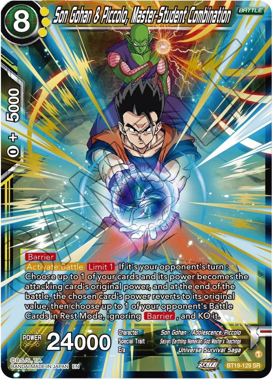 Image for Son Gohan & Piccolo, Master-Student Combination - Dragon Ball Super: Masters