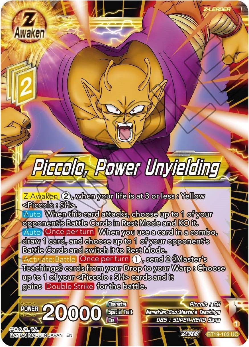 Image for Piccolo, Power Unyielding - Dragon Ball Super: Masters