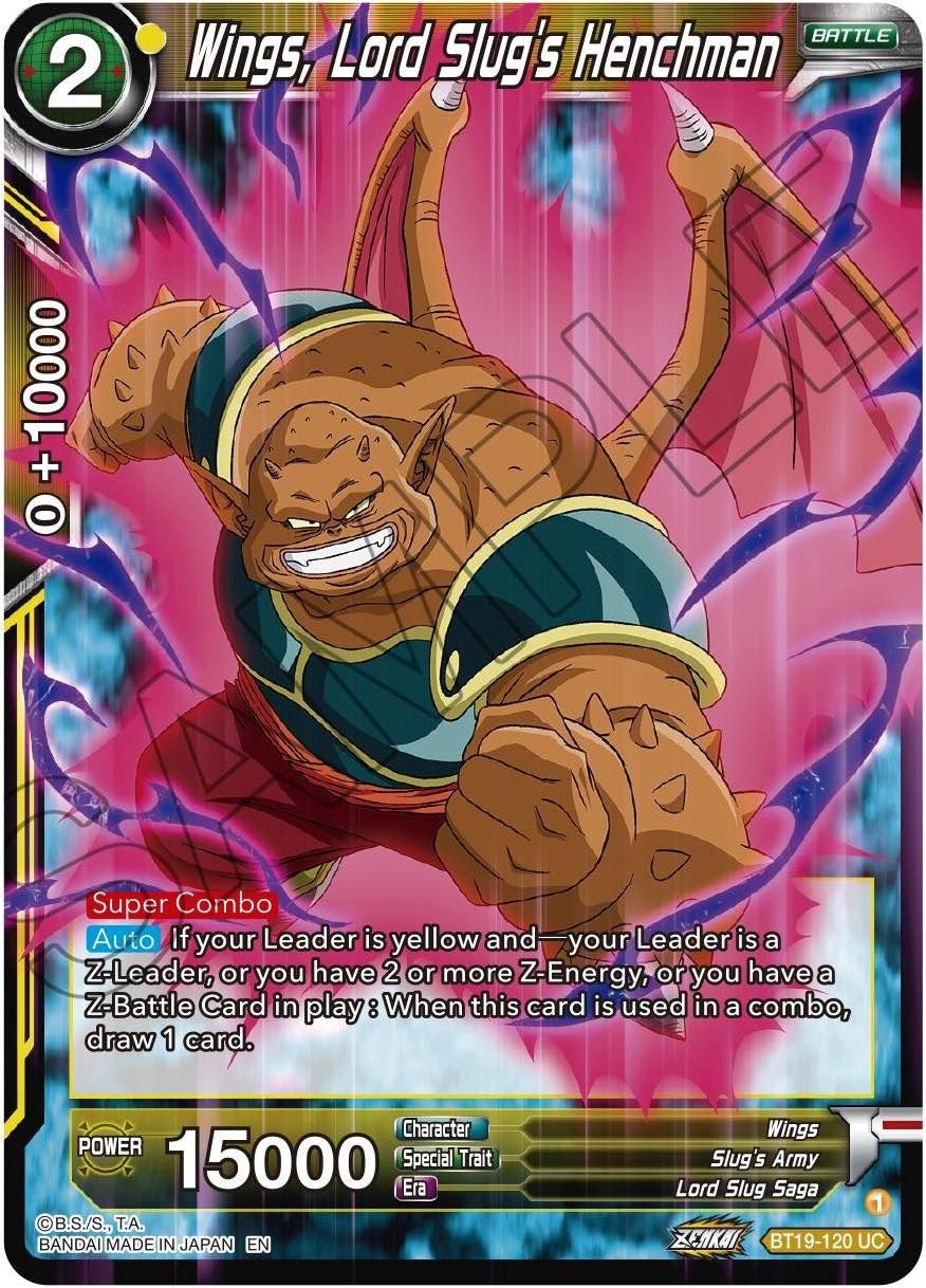 Image for Wings, Lord Slug's Henchman - Dragon Ball Super: Masters