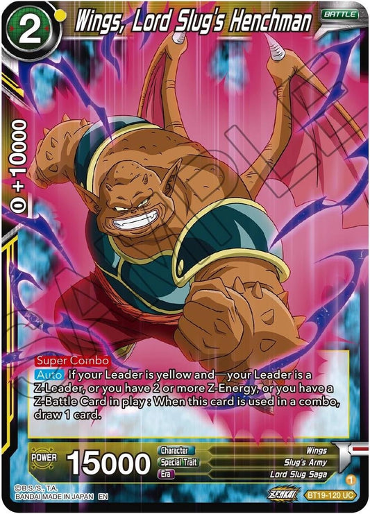 Image for Wings, Lord Slug's Henchman - Dragon Ball Super: Masters