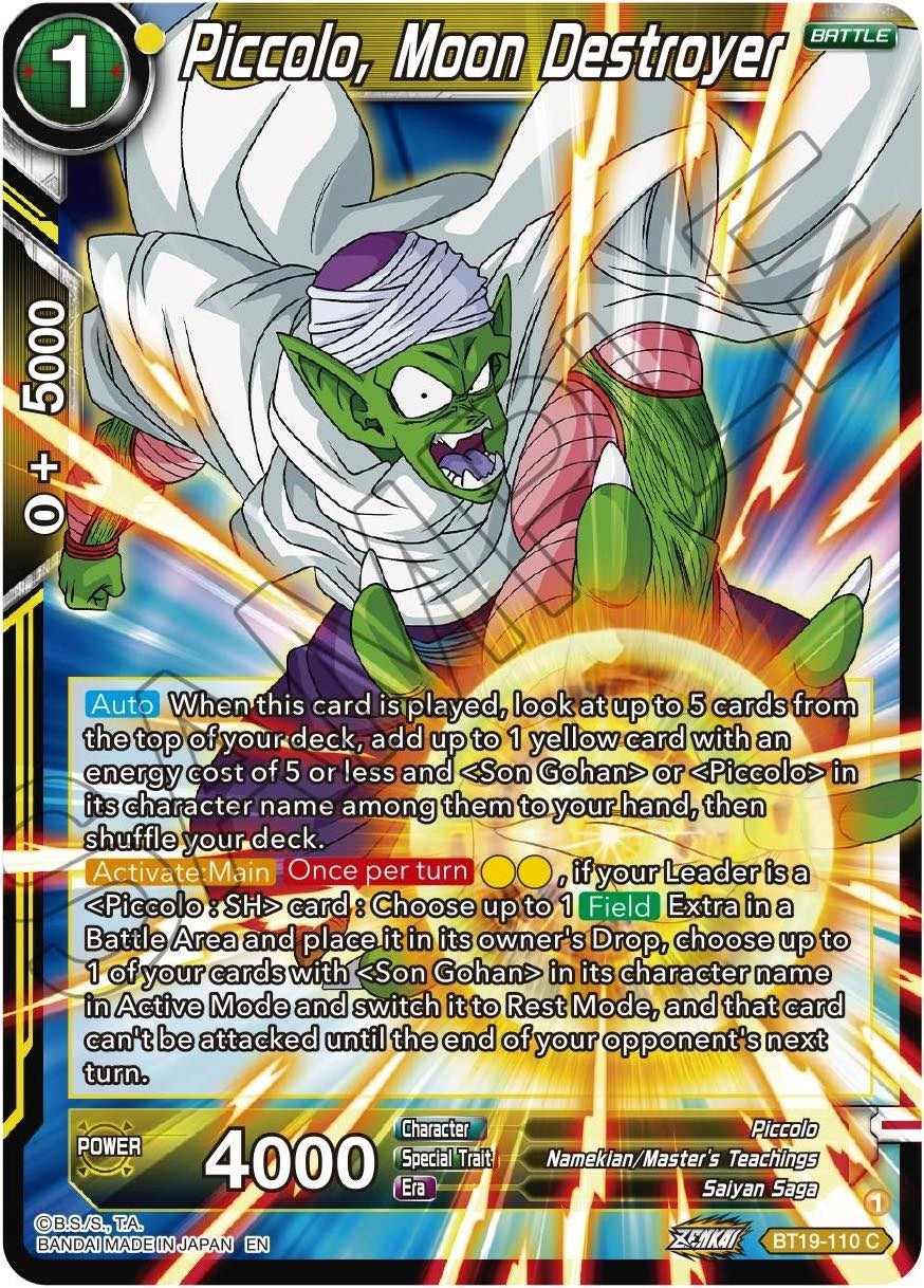 Image for Piccolo, Moon Destroyer - Dragon Ball Super: Masters