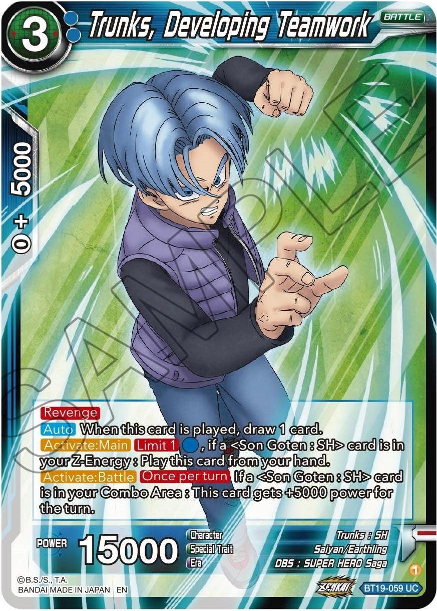 Image for Trunks, Developing Teamwork - Dragon Ball Super: Masters
